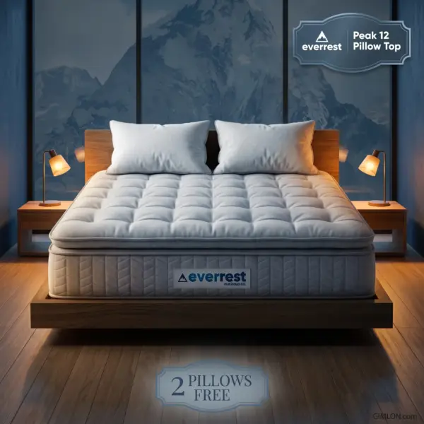 Everrest Peak 12 Pillow Top